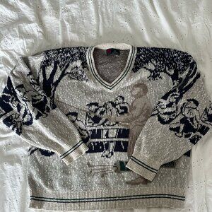 Vintage Isle of Cotton Golf Knit Sweater